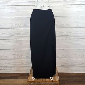 Michele black straight maxi skirt Women's Size 12
